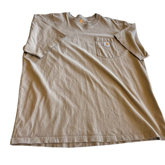 Carhartt Other - Carhartt Tan Tee Shirt XL Original Fit Short Sleeve